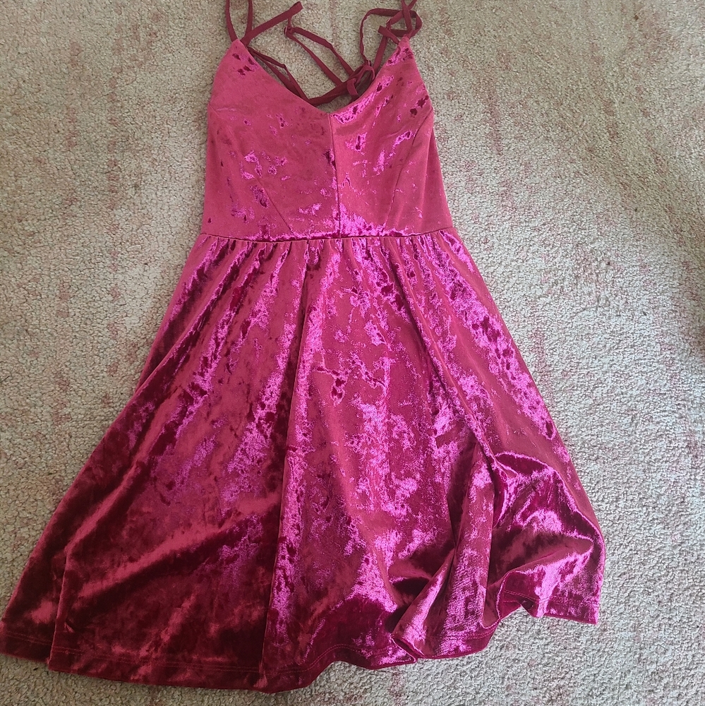 Short Velvet Dress